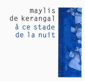 Maylis de Kerangal A ce stade de la nuit détail couverture Verticales