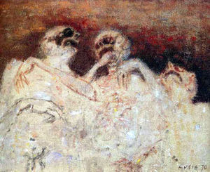 Toile de Mušič (1970), série « Nous ne sommes pas les derniers »