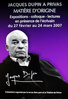 Jacques Dupin à Privas